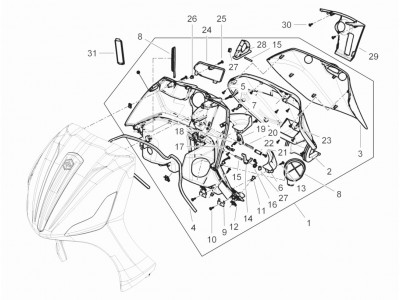 Ντουλαπάκι εμπρός - Προέκταση μάσκας